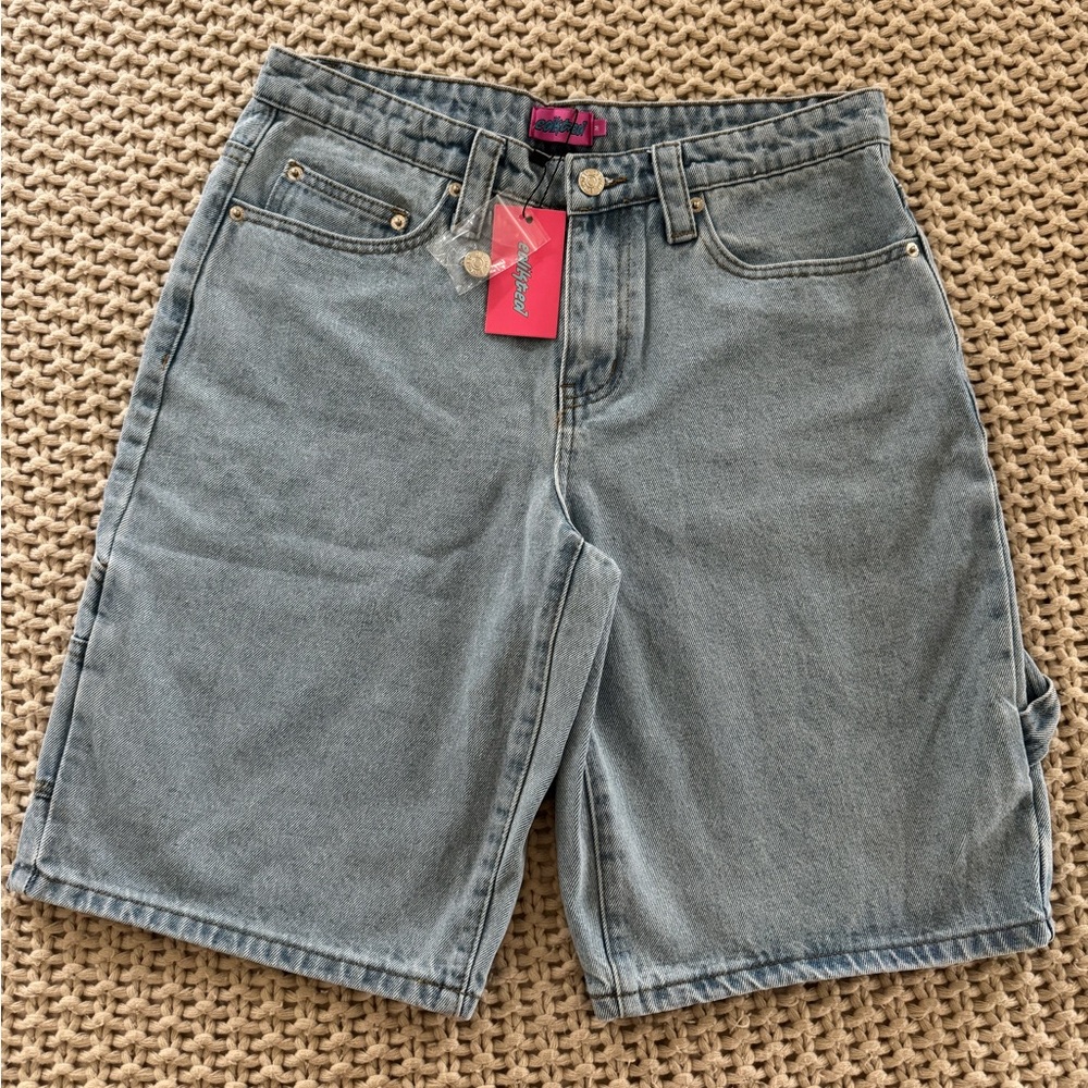 Edikted Cargo Denim Shorts M